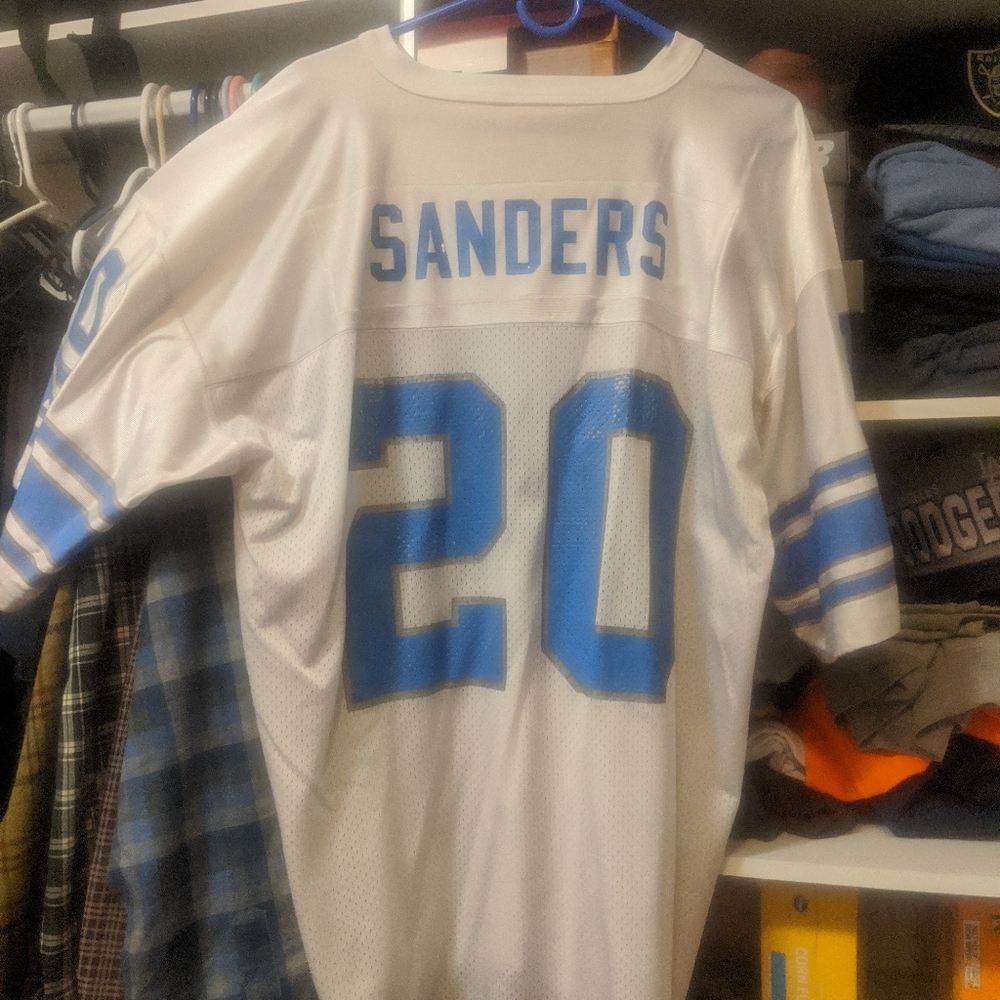Barry Sanders Detroit lions jersey